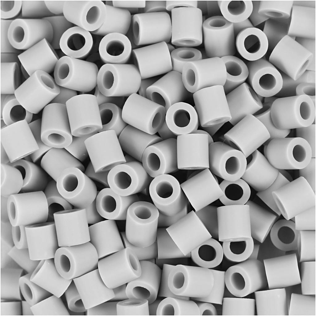NABBI BioBeads, Größe 5x5 mm, Lochgröße 2.5 mm, medium, Grau, 1000 Stk/ 1 Pck [HOB-9067820]