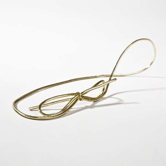 Dekogummi Metallisch Gold - 35.5cm (50 Stück) [14MG]