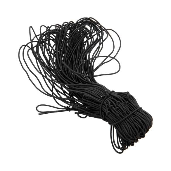 Dekogummi Schwarz - 25.5cm (50 Stück) [10SB]
