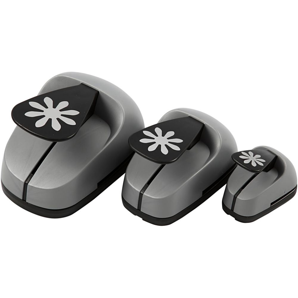 Stanzer-Set, Margeritte, Größe 25+49+75 mm, 3 Stk/ 1 Pck [HOB-112910]