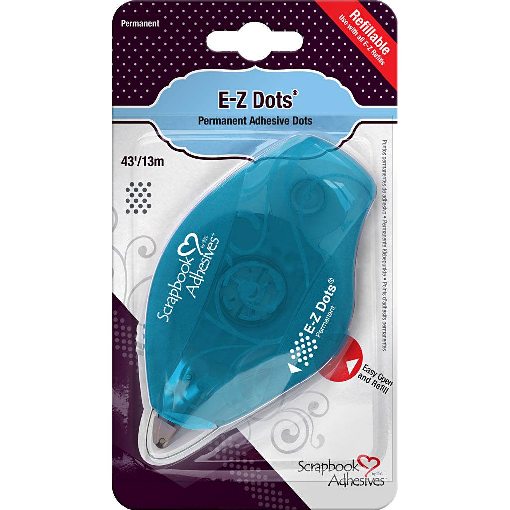 E-Z Runner®, Punkte, permanent, B 8 mm, 13 m/ 1 Rolle [HOB-11557]