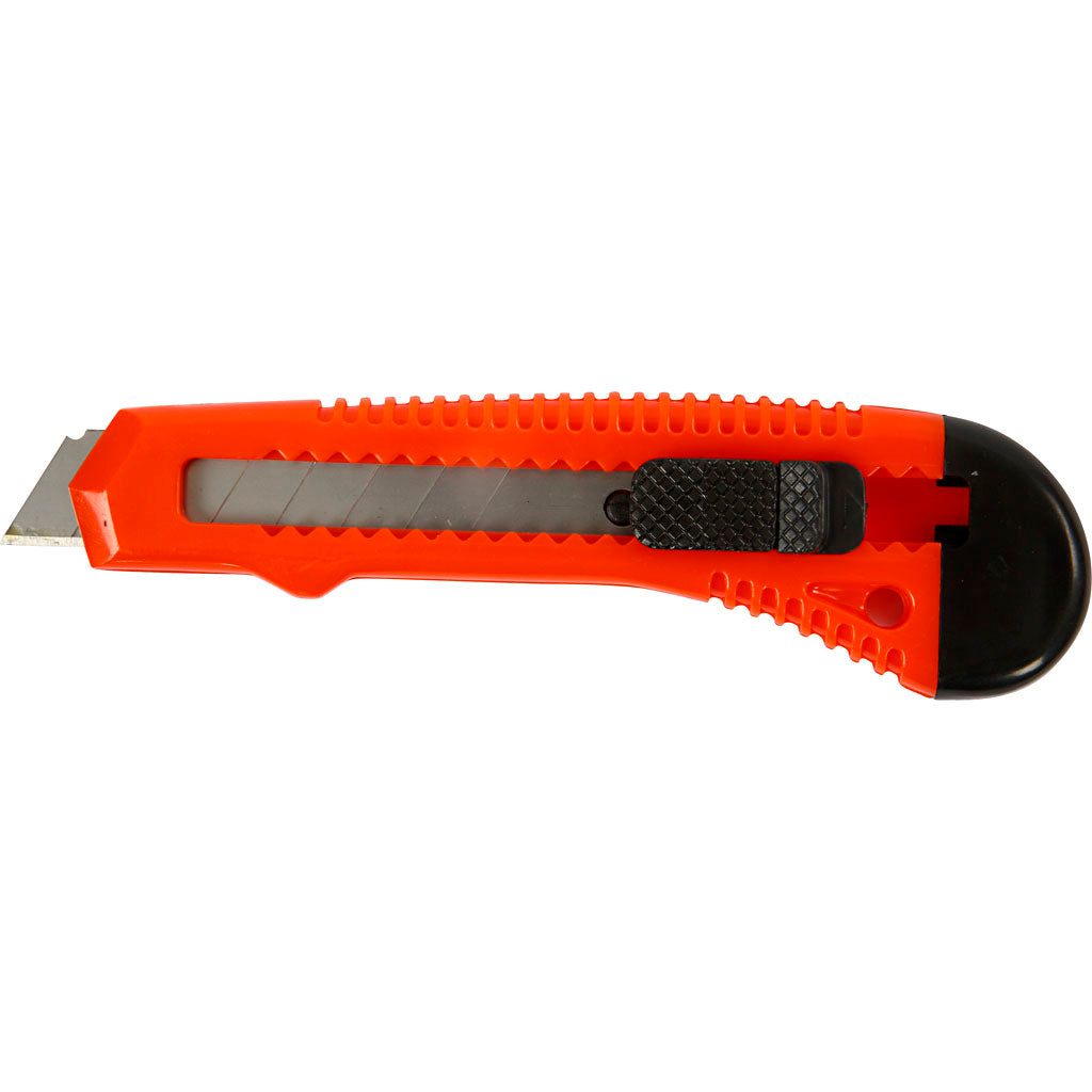 Craft Knife, W: 18 mm, 5 pc