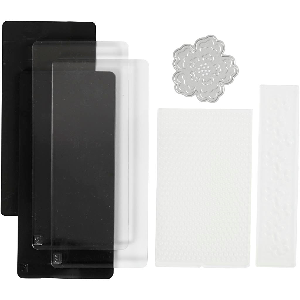 Die Cut and Embossing Folder, flower vines, size 143x123 mm