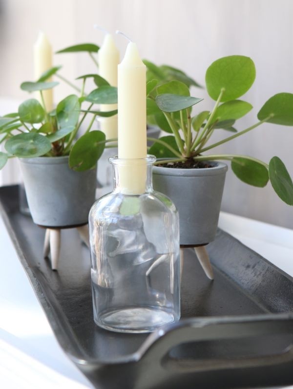 Glasflasche Ø7 h: 12 cm Transparent (20 Stück) [IFS-129196]