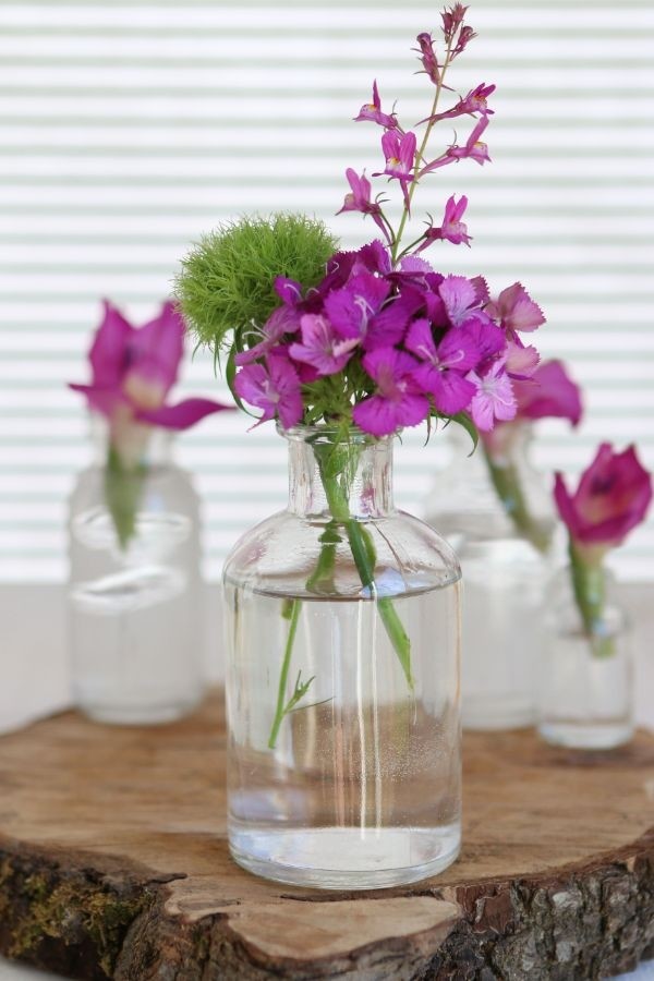 Glasflasche Ø7 h: 12 cm Transparent (20 Stück) [IFS-129196]