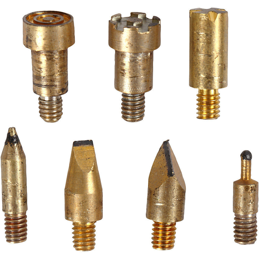 Brennmalstift, Größe 19x3 cm, UK, Schwarz, Rot, 1 Stk [HOB-15133]