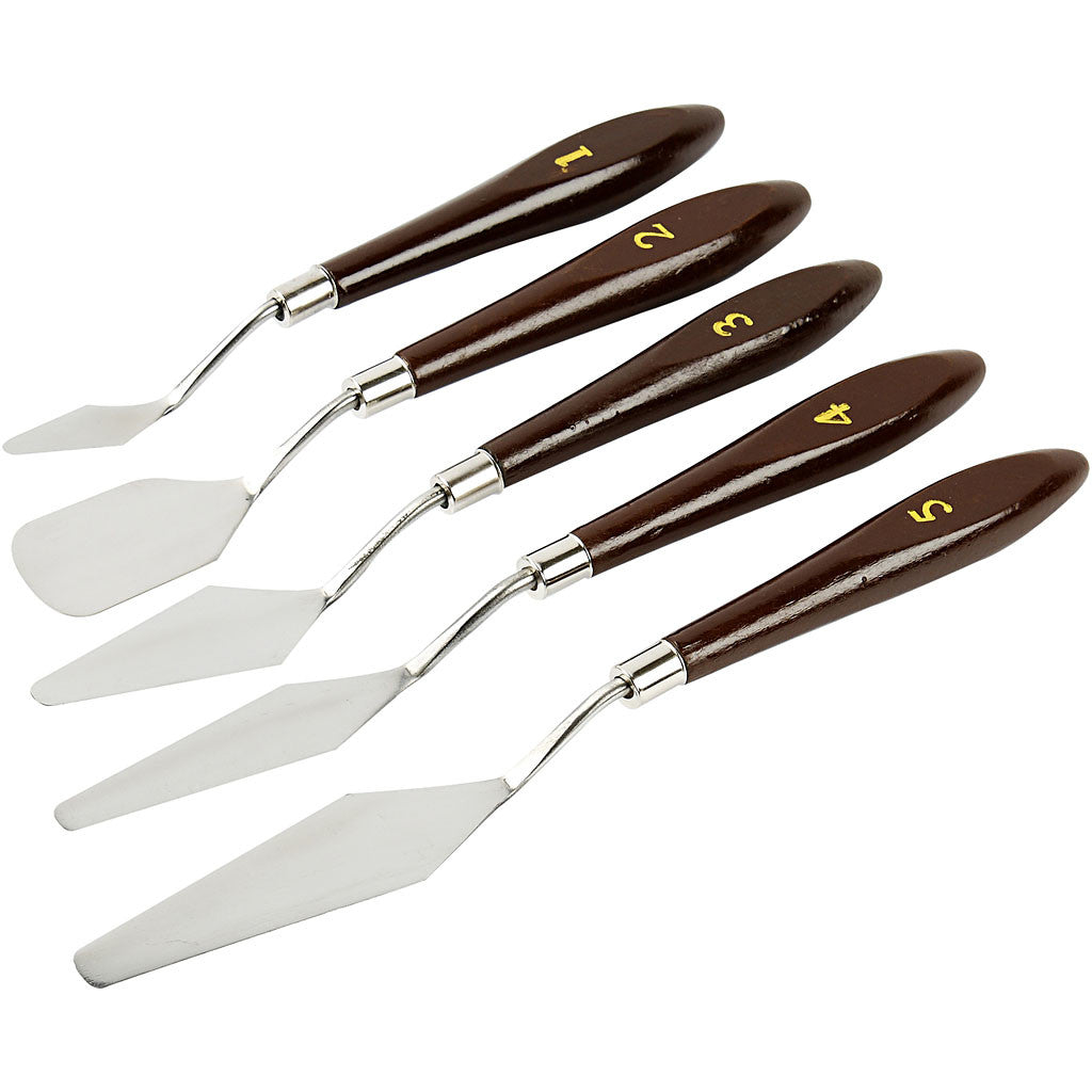 Palettmesser - Set , L 17-23 cm, B 1,5-2,5 cm, 5 Stk/ 1 Pck [HOB-10314]