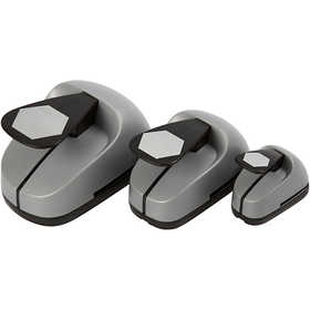 Stanzer-Set, Hexagon, Größe 25+49+75 mm, 3 Stk/ 1 Pck [HOB-11271]