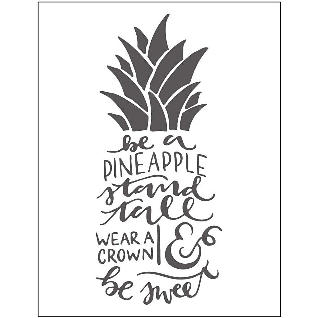 Prägeschablone, Worte, Größe 11x14 cm, Dicke 2 mm, 1 Stk [HOB-11763]