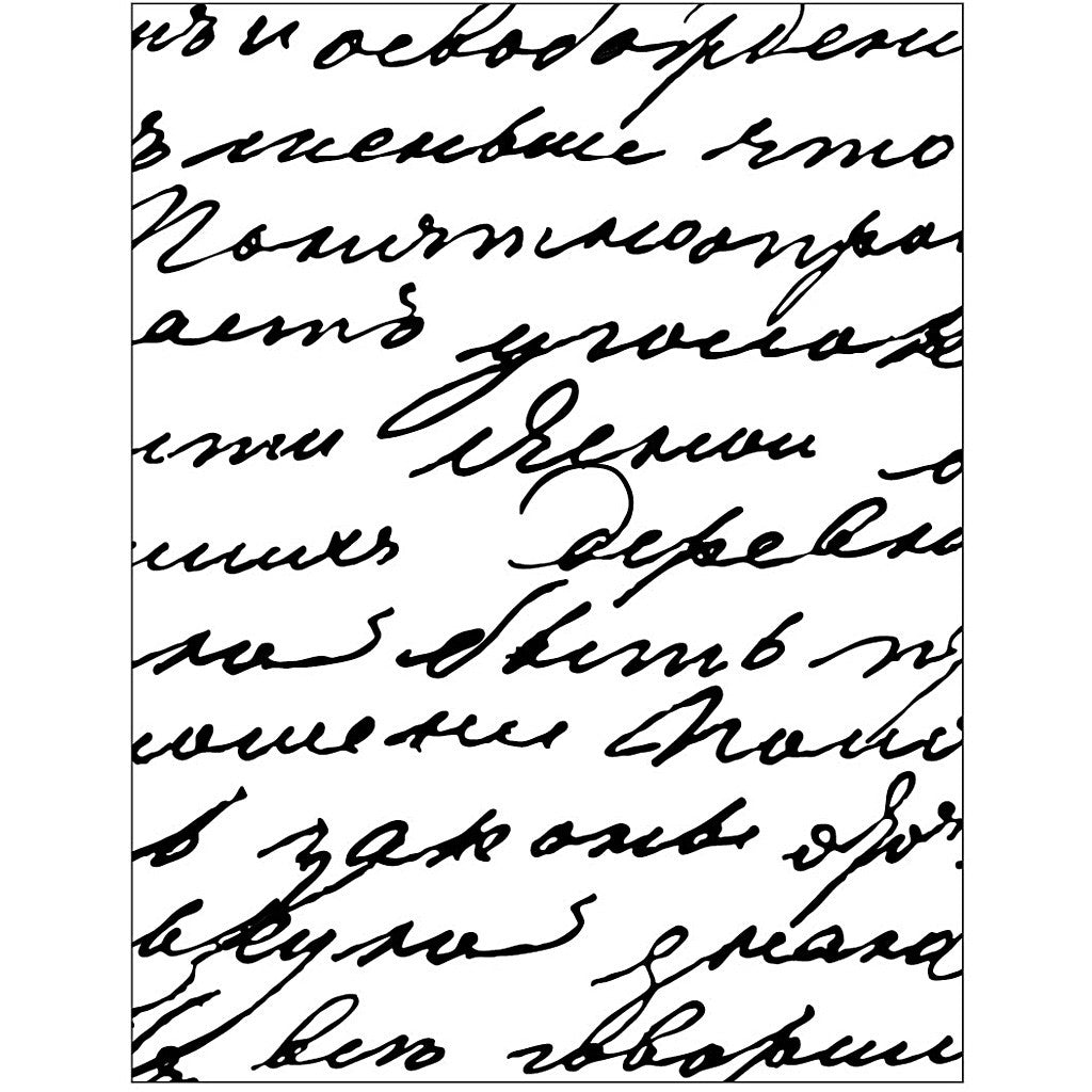 Prägeschablone, Schrift, Größe 11x14 cm, Dicke 2 mm, 1 Stk [HOB-11773]