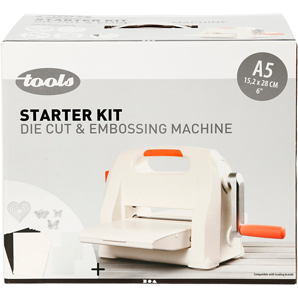 Stanz- und Prägegerät - Starter Kit, A5, Blatt 155x210 mm, 1 Set [HOB-11794]