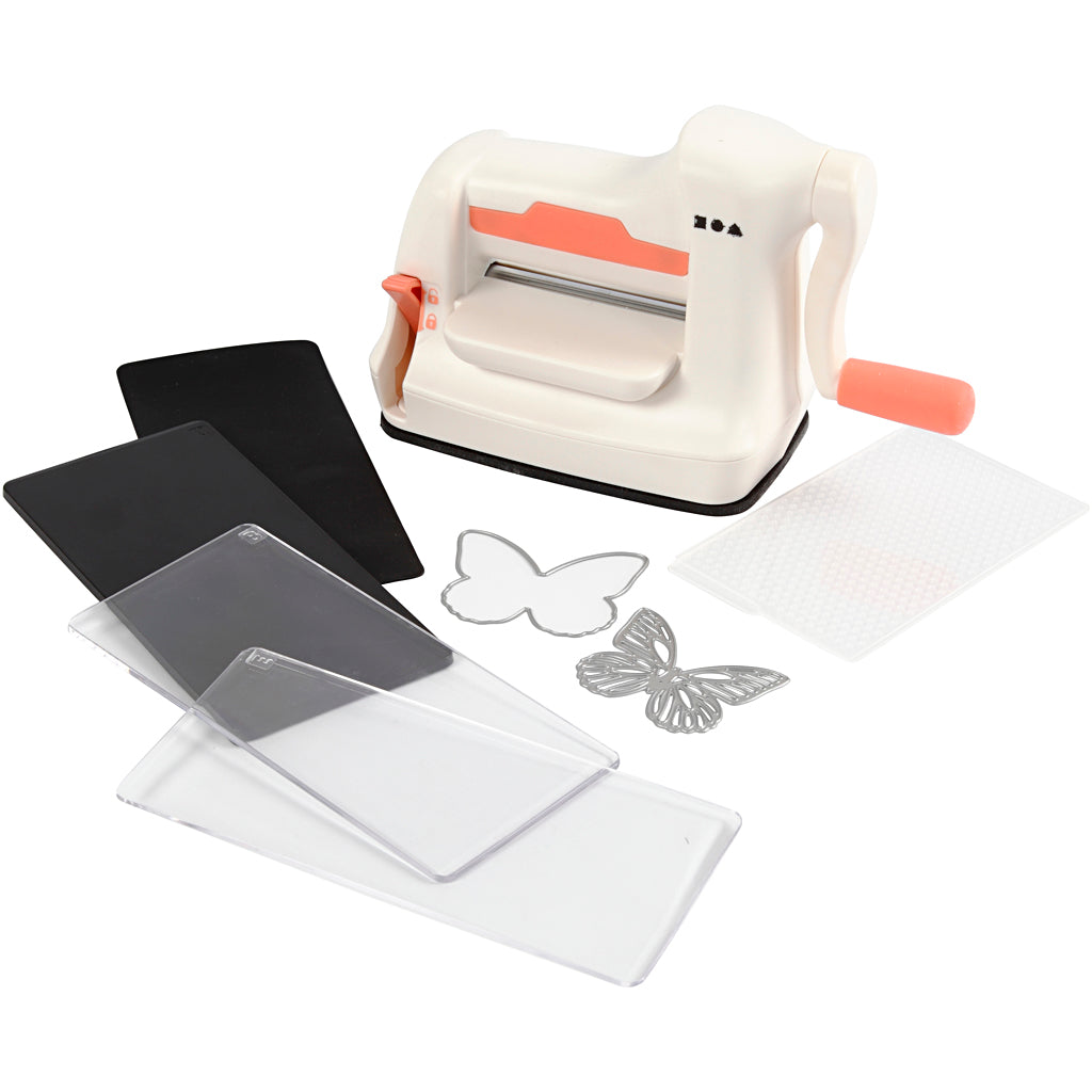 Starter-Set Stanz-/Prägegerät, A7, Blatt 74x105 mm, 1 Set [HOB-11799]