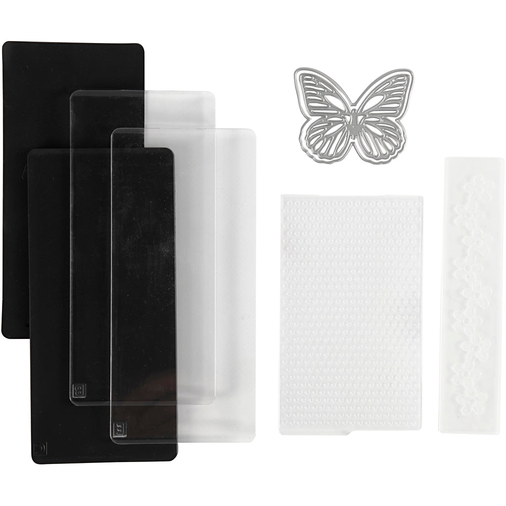 Starter-Set Stanz-/Prägegerät, A7, Blatt 74x105 mm, 1 Set [HOB-11799]