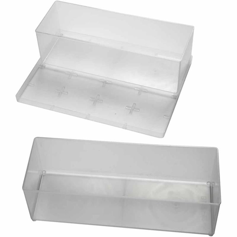 Einsetz-Box, Nr. BA7-2, H 80 mm, Größe 218x79 mm, 2 Stk/ 1 Pck [HOB-13411]