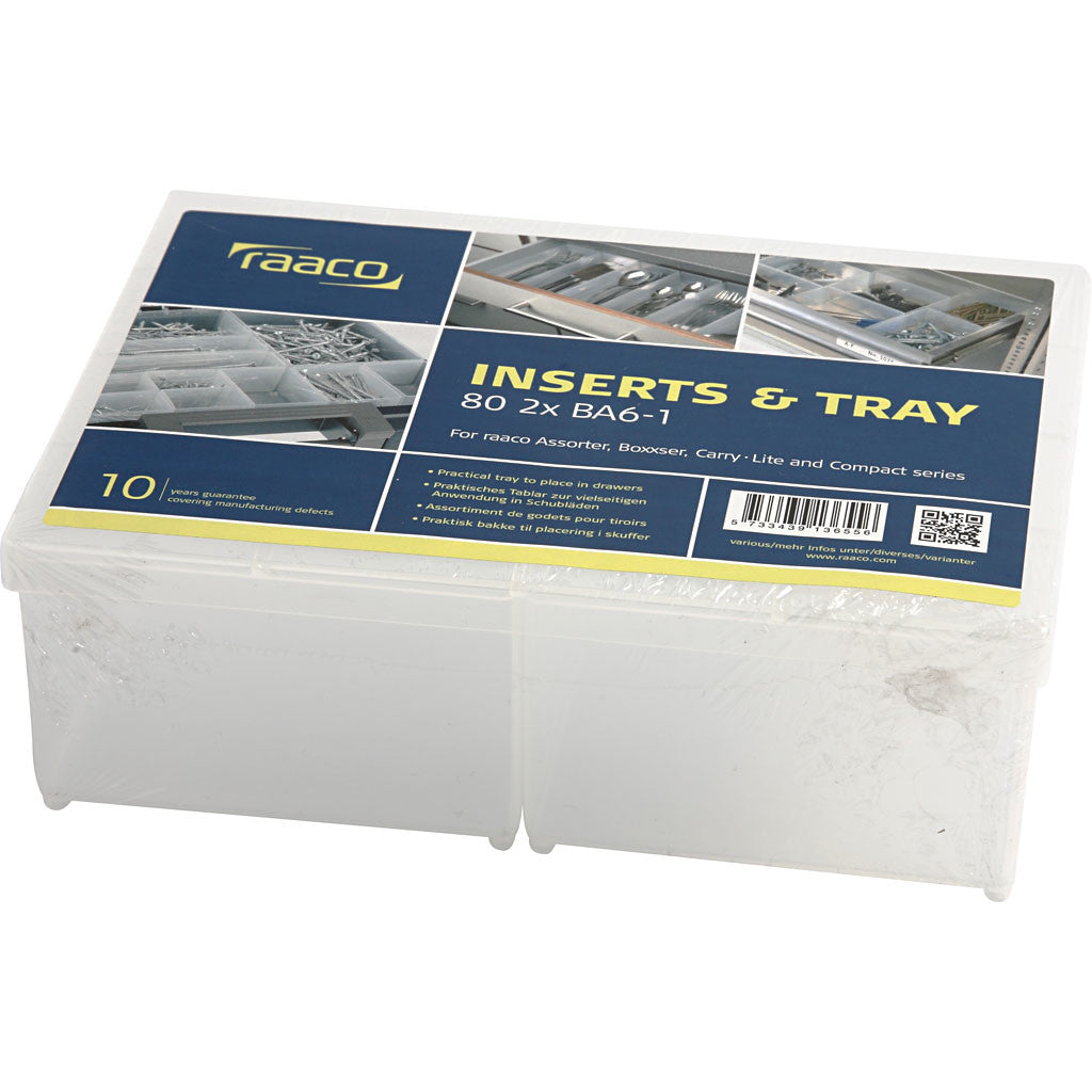 Einsetz-Box, Nr. BA6-1, H 80 mm, Größe 157x109 mm, 2 Stk/ 1 Pck [HOB-13413]