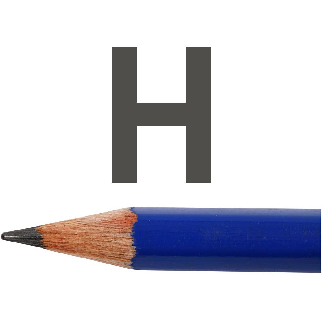 Robinson Bleistifte, D 6,8 mm, H, Mine 2 mm, 12 Stk/ 1 Pck [HOB-14174]