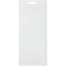 Sticker, Bordüren, Blatt 10x23 cm, Weiß, 1 Bl. [HOB-170027]