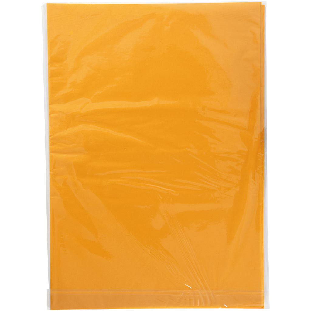 Seidenpapier, Blatt 50x70 cm,  17 g, Gelb, 25Bl. [HOB20090]