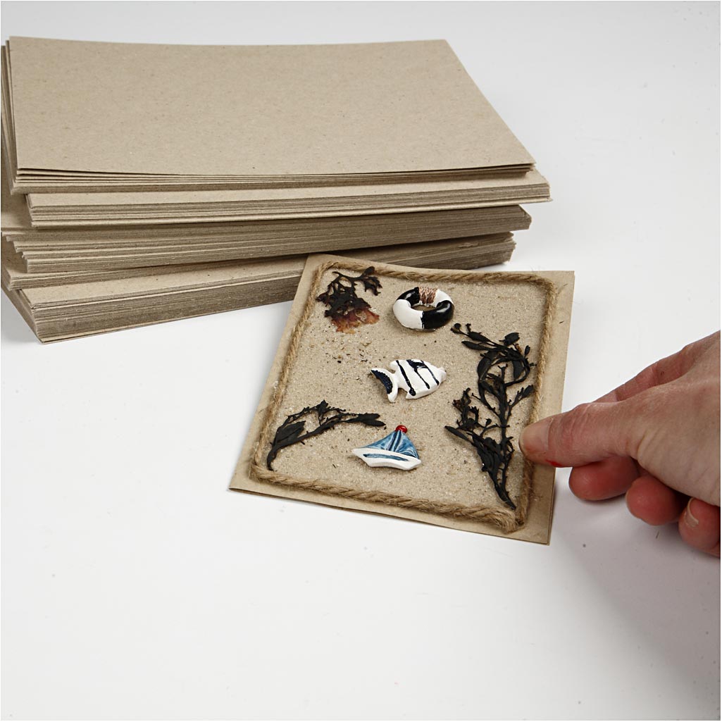 Recyceltes Kartonpapier A5 14.8x21cm (125 Blätter) [HOB20516]