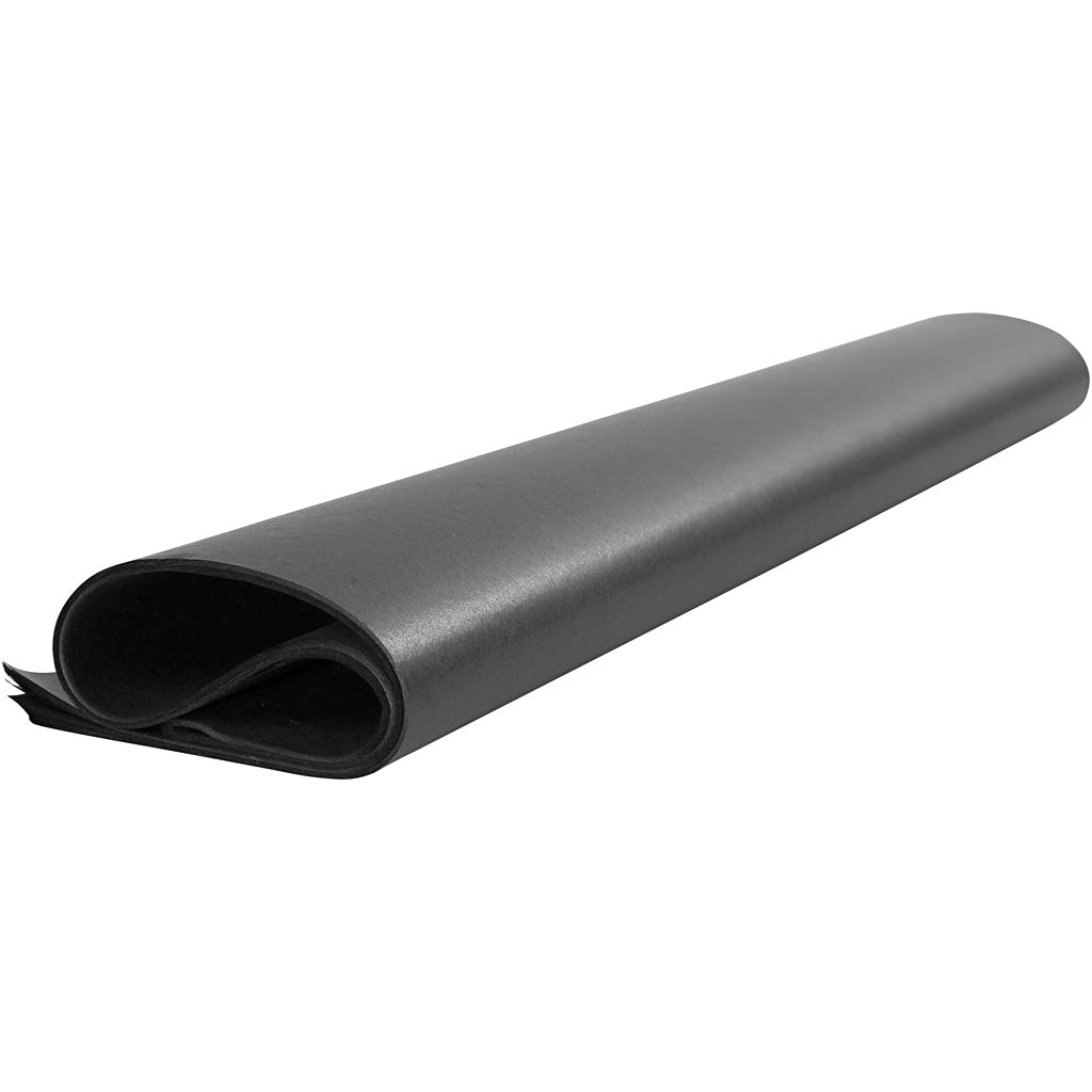 Seidenpapier Schwarz 50x70cm | 14g (25 Bl.) [HOB20869]