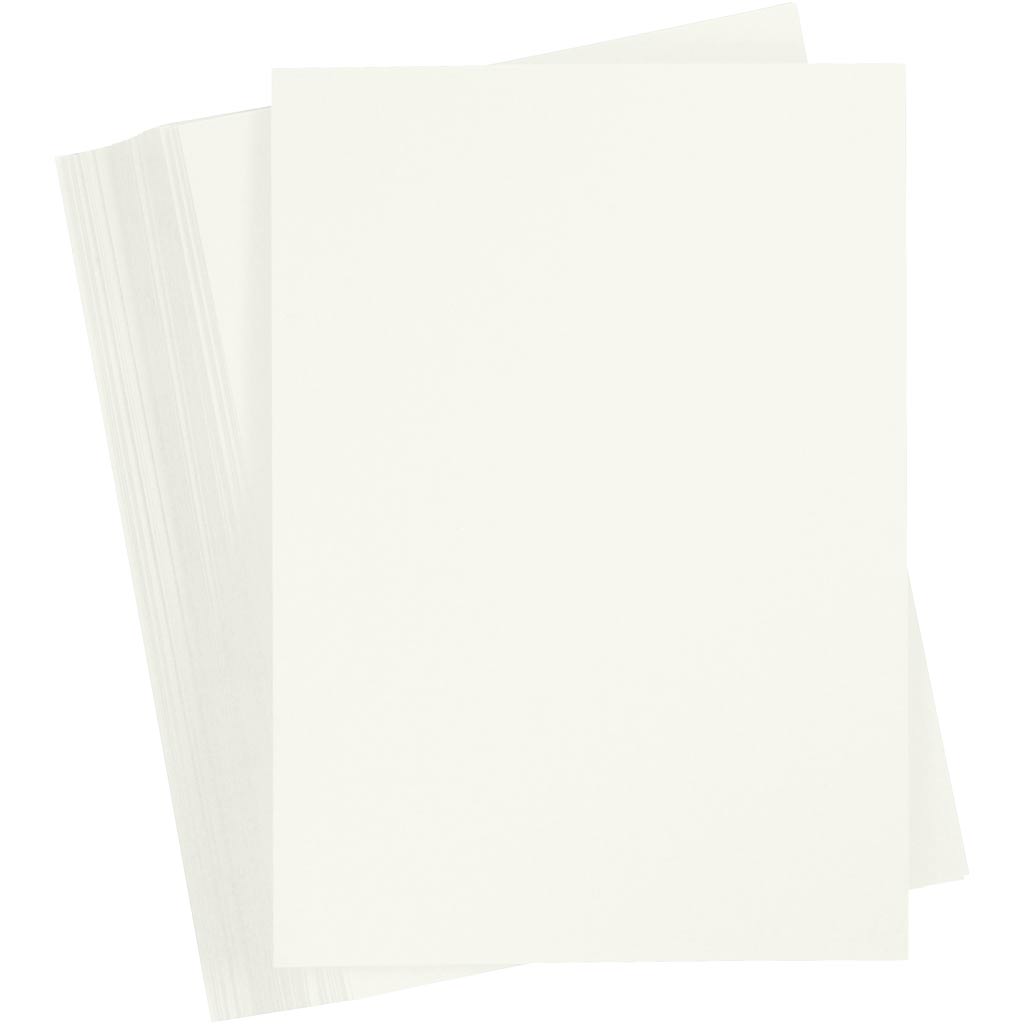 Card, A4, sheet 210x297 mm, 180 g, off-white, 100 sheet