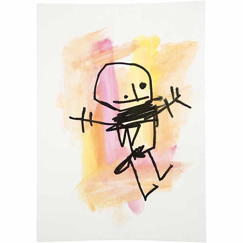 Aquarellpapier, A4, Blatt 210x297 mm, 200 g, Weiß, 100 Bl./ 1 Pck [HOB-22402]