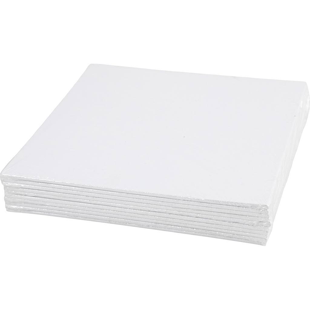 Malpappe, Größe 20x20 cm, Stärke: 3 mm, 280 g, 10Stck. [HOB22504]