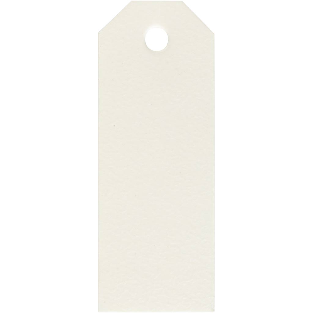 Manila Tags, size 3x8 cm, 220 g, off-white, 20 pc