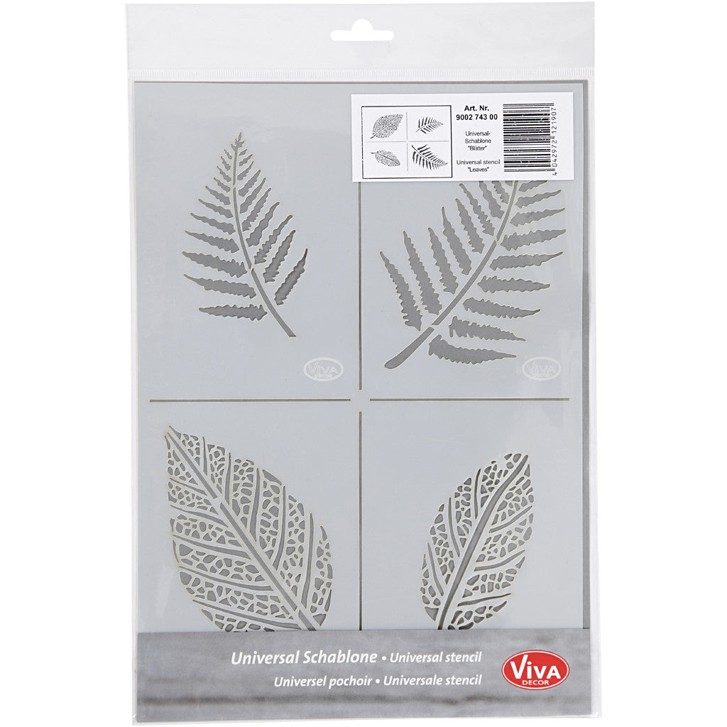 Schablone, Blätter, A4, Blatt 210x297 mm, 1 Stk [HOB-26974]