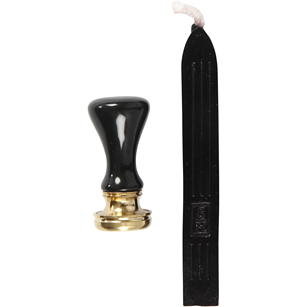 Lack & Siegel Starterset, D 17 mm, Schwarz, 1 Set [HOB-270284]