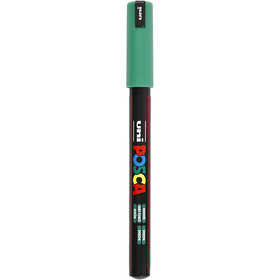Posca Marker , Nr. PC-1MR, Strichstärke 0,7 mm, extrafein, Grün, 1 Stk [HOB-272036]
