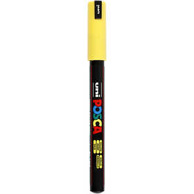 Posca Marker , Nr. PC-1MR, Strichstärke 0,7 mm, extrafein, Gelb, 1 Stk [HOB-272044]
