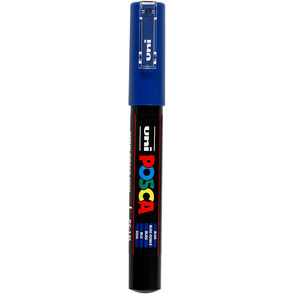 Posca Marker, no. PC-1M, line 0,7 mm, extra-fine, blue
