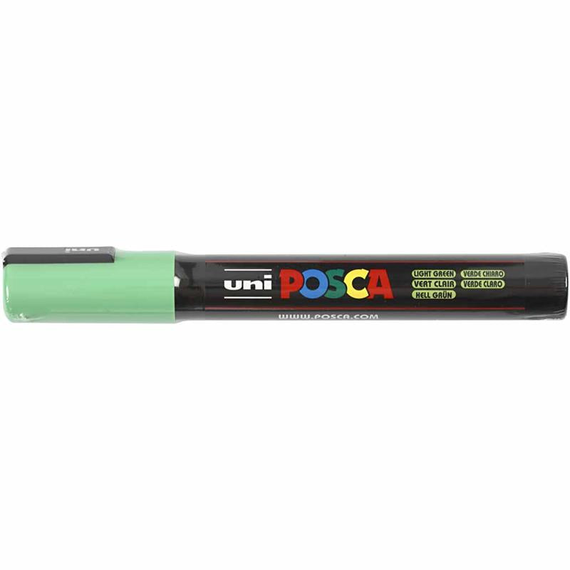 Posca Marker , Nr. PC-5M, Strichstärke 2,5 mm, Medium, Hellgrün, 1 Stk [HOB-276033]