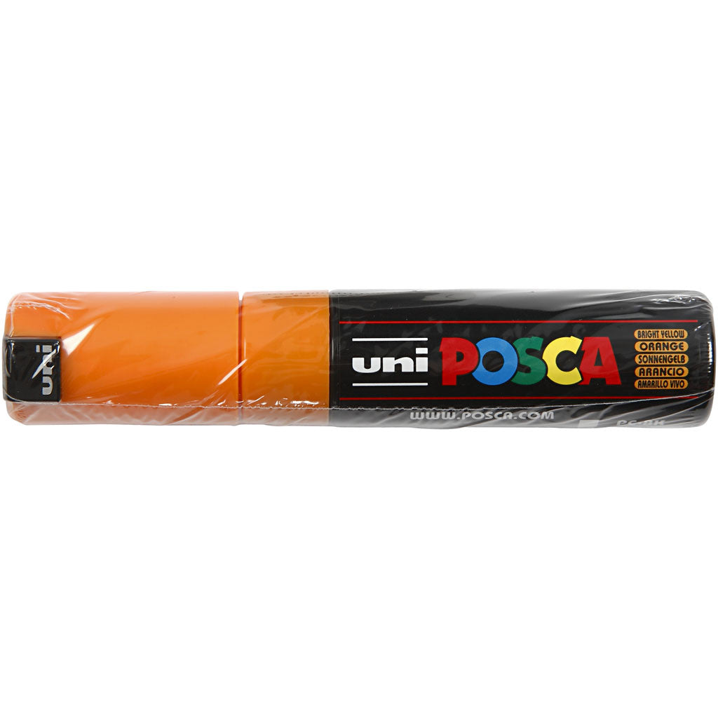 Posca Marker , Nr. PC-8K, Strichstärke 8 mm, breit, Sonnengelb, 1 Stk [HOB-278024]