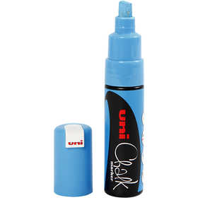 Kreide-Marker, Strichstärke 8 mm, Hellblau, 1 Stk [HOB-279957]
