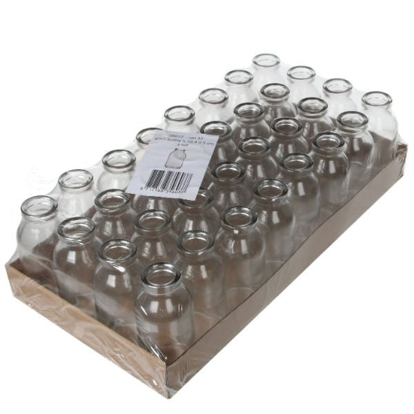 Glasflasche 100ml 10.5x5cm (32 Stück) [IFS-28072]