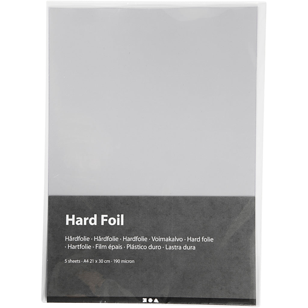 Hartfolie, A4, Blatt 210x297 mm, Dicke 190 my, 5 Bl./ 1 Pck [HOB-282101]