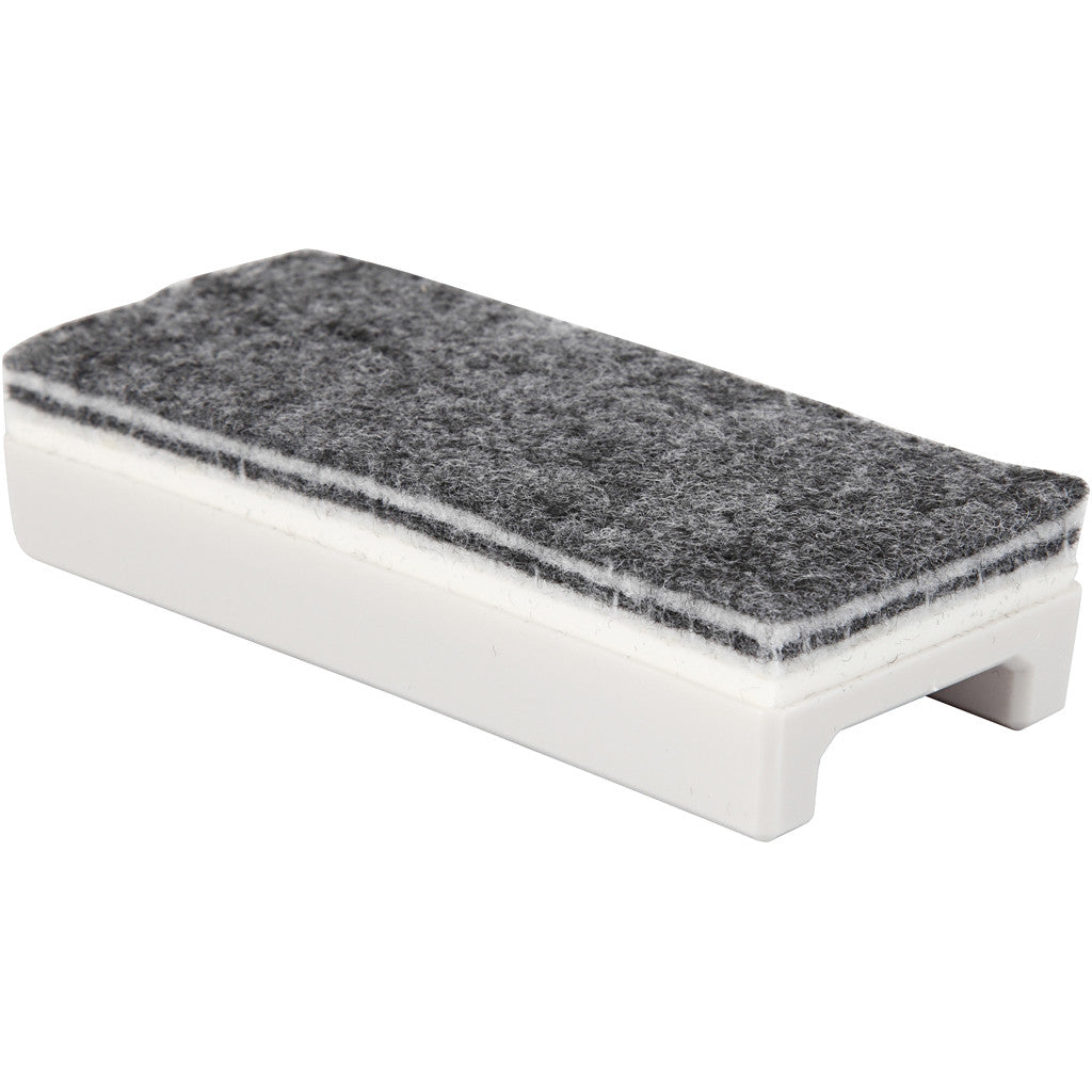 Wischer für Whiteboards, L 14 cm, B 6 cm, 1 Stk [HOB-28246]