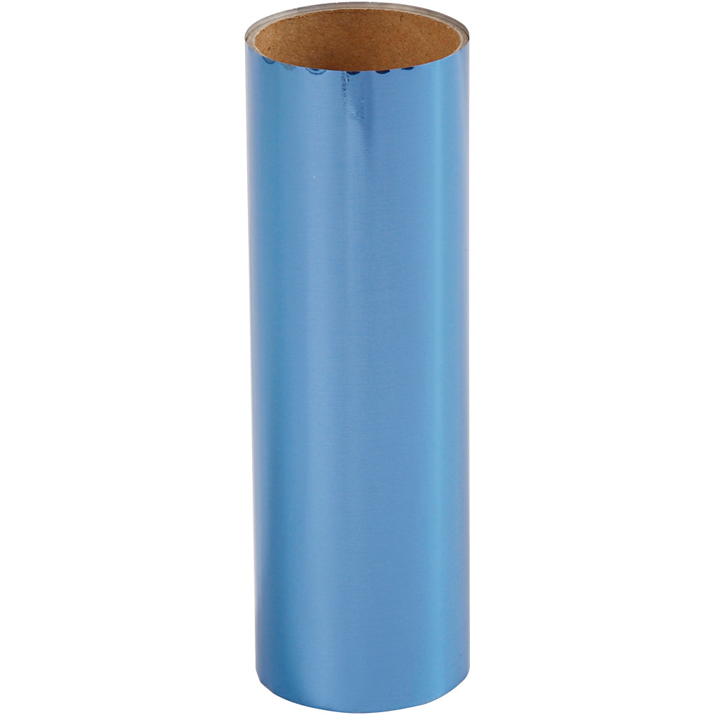 Deco Foil, W: 15,5 cm, thickness 0,02 mm, dark blue, 50 cm/ 1 roll