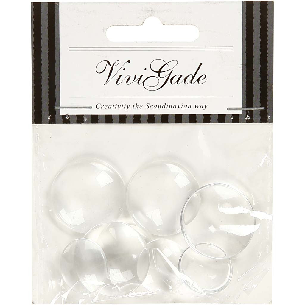 Cabochons, D 18+25 mm, 8 Stk/ 1 Pck [HOB-28394]