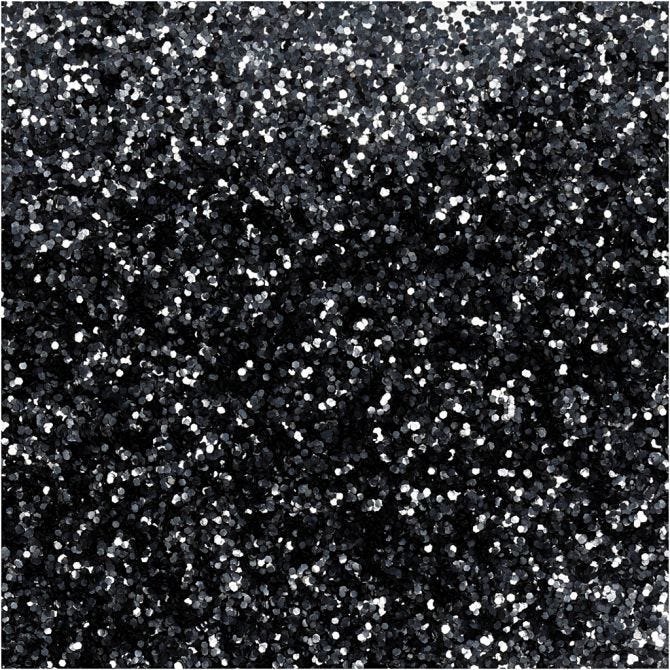 Bio Sparkles, D 0,4 mm, Schwarz, 10 g/ 1 Dose [HOB-284362]