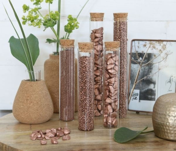 Reagenzgläser mit Korken Ø3cm (6 Stück) [IFS-29143]