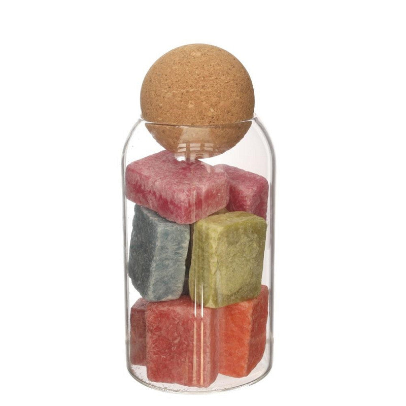 Glas-Terrarium Sienna Ø 8,5 cm, H. 19 cm (6 Stück) [IFS-29714]