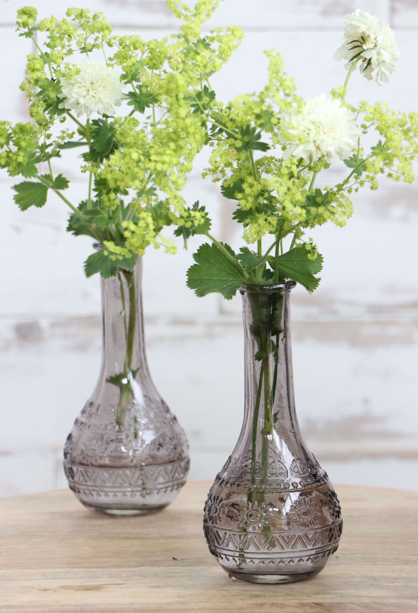 Blumenvasen Paris Ø7.5cm | H: 16cm Grau (12 Stück) [IFS-29726]