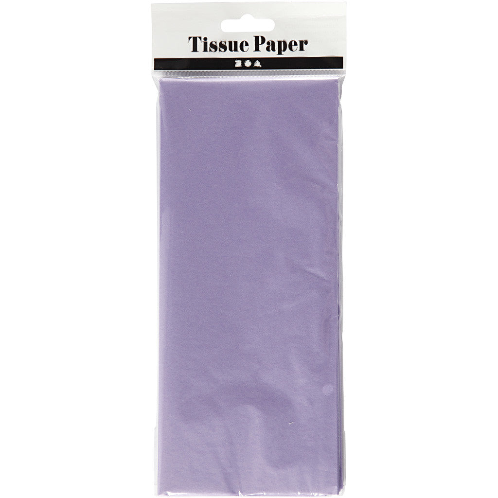 Seidenpapier, Blatt 50x70 cm, 17 g, Helllila, 10 Bl./ 1 Pck [HOB-200890]