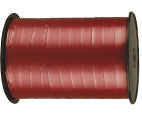 Kräuselband, B 10 mm, Glänzend, Rubinrot, 250 m/ 1 Rolle [HOB-20216]