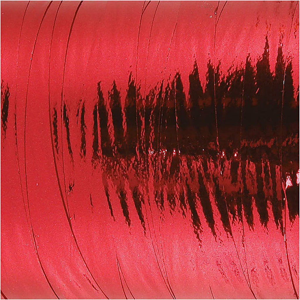 Kräuselband, B 10 mm, Glänzend, Metallic-Rot, 250 m/ 1 Rolle [HOB-20223]