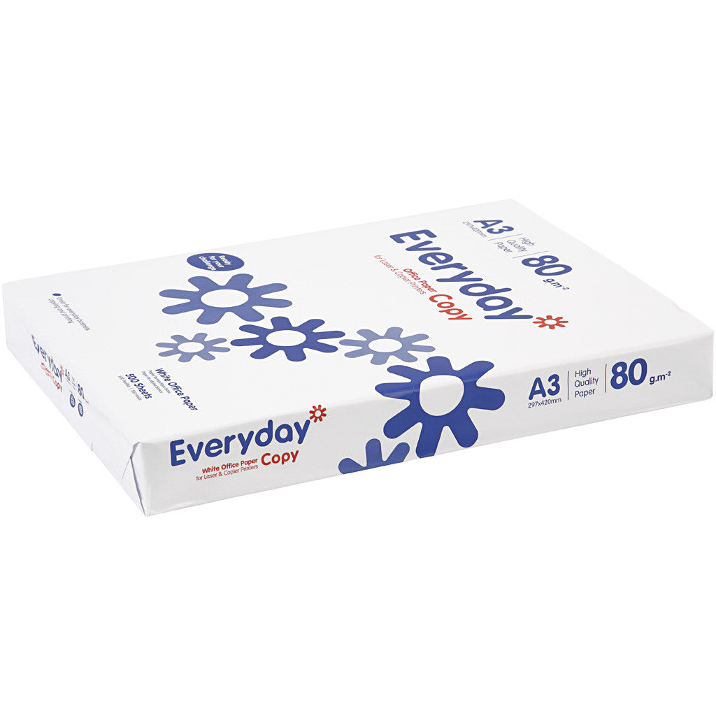 Zeichenpapier, A3, Blatt 297x420 mm, 80 g, Weiß, 500 Bl./ 1 Pck [HOB-204220]