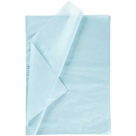Seidenpapier, Blatt 50x70 cm, 17 g, Hellblau, 25 Bl./ 1 Pck [HOB-20814]